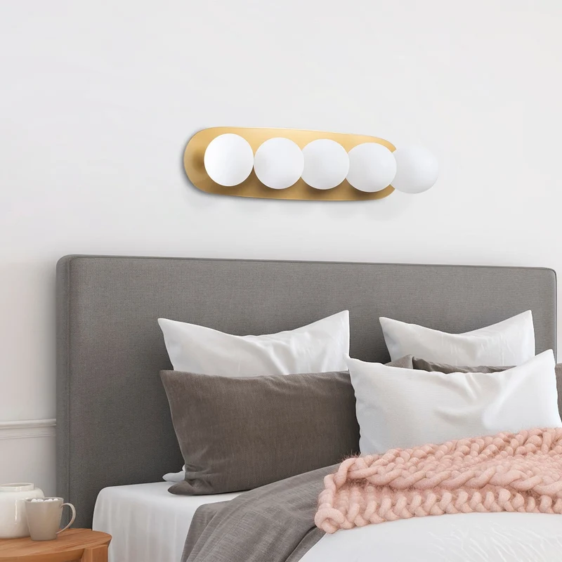 Applique Intérieur Moderne Boules Blanches
