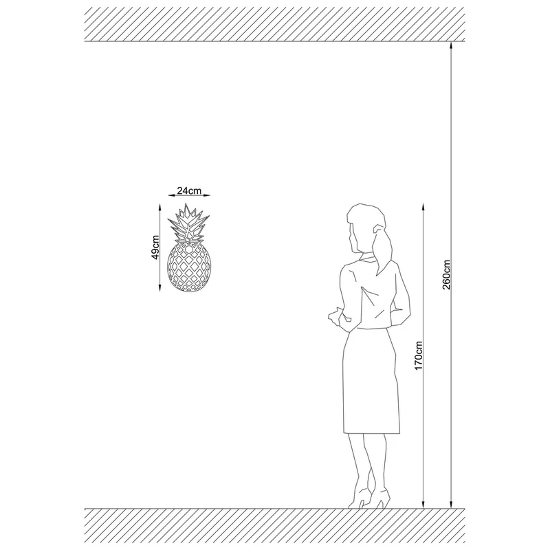 Hauteur Applique Mural