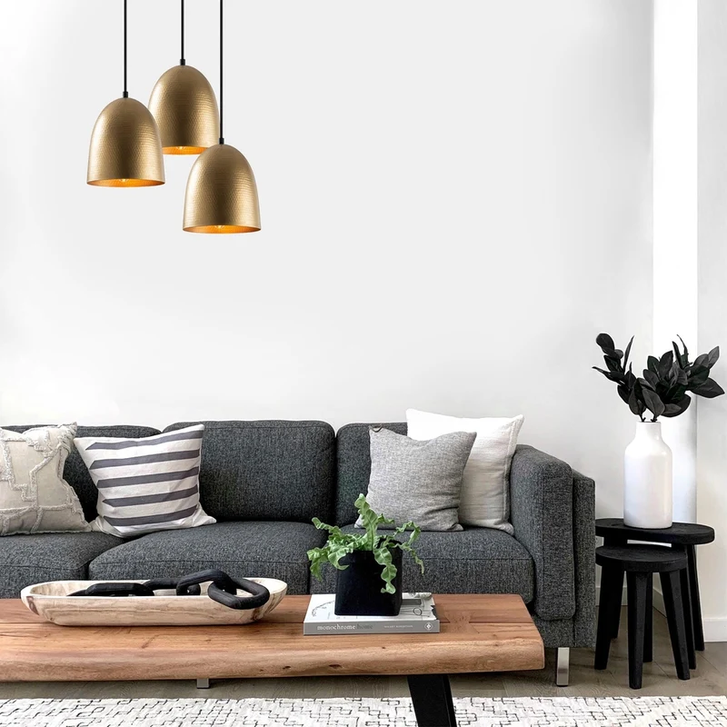 Suspension Luminaire Trois Lampes