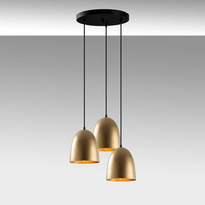 Suspension Luminaire Trois Lampes