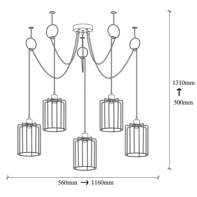 Suspension Luminaire Metal