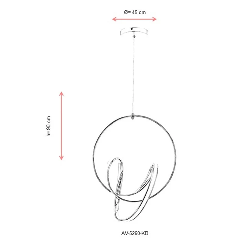 Suspension Luminaire Design Italien