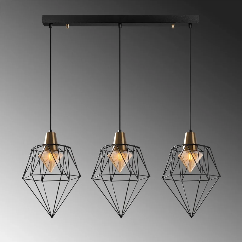 Suspension Luminaire Type Industriel