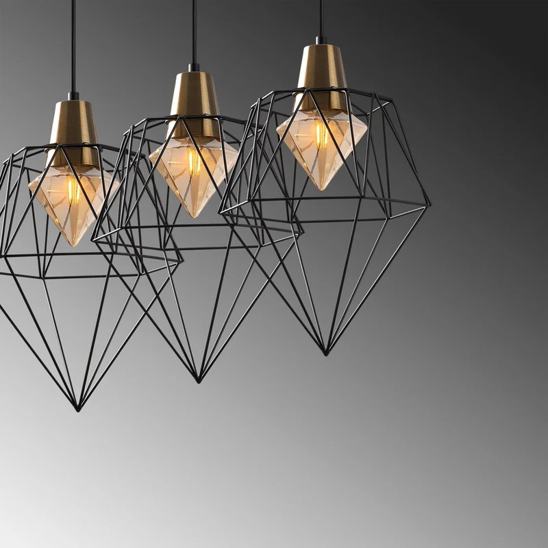 Suspension Luminaire Type Industriel