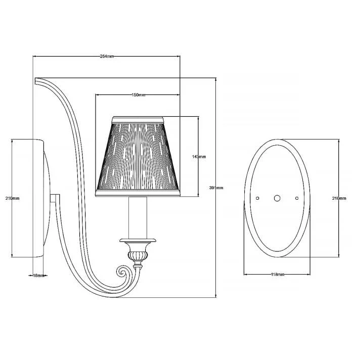 Lampe De Chevet Accrocher Au Mur