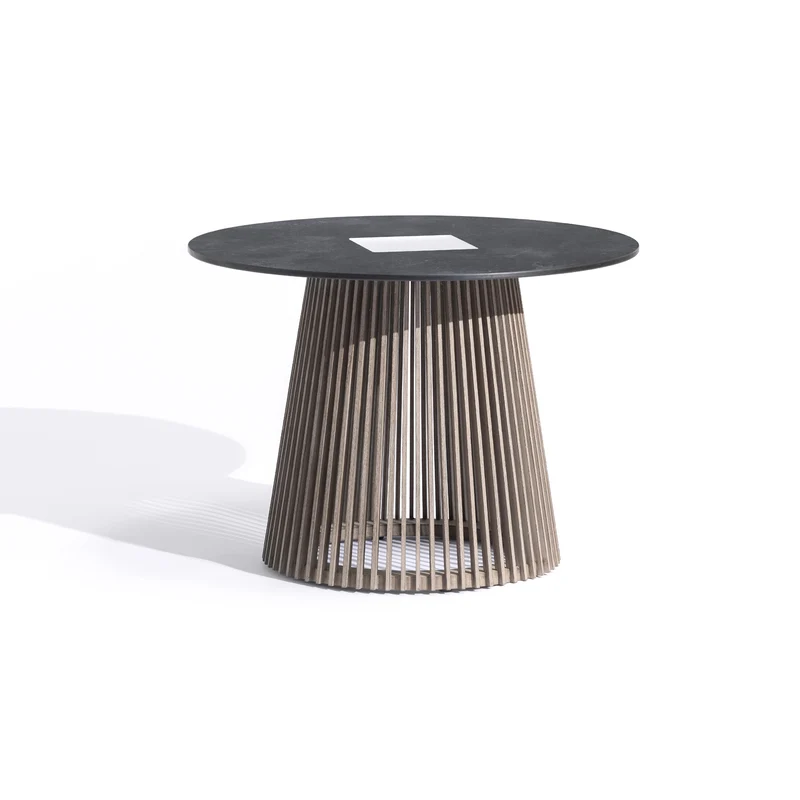 Les Jardins Tecka Outdoor Coffee Table with Solar Lighting