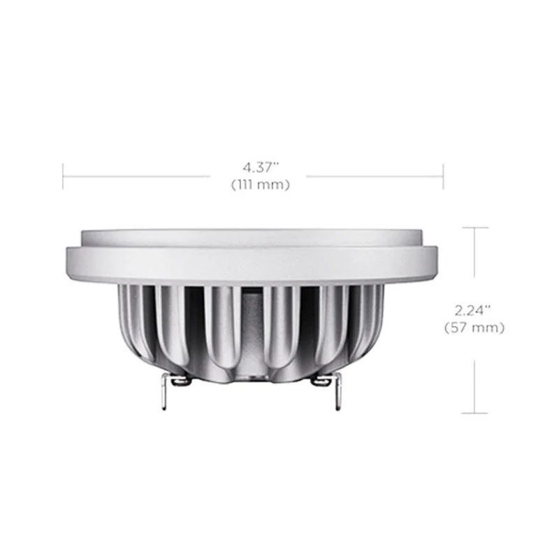 Soraa Vivid LED Bulb G53 AR111 12V Clear - 1000lm 3000K - Dimmable