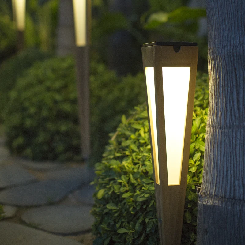 Les Jardins Tecka Solar Garden Torch and Wall Lamp