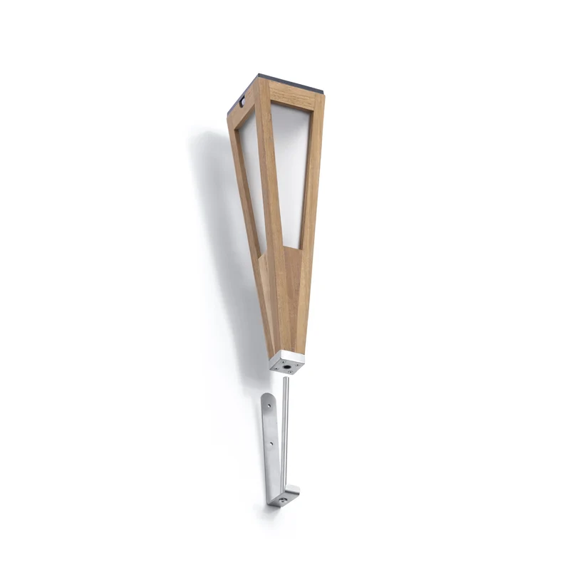 Les Jardins Tecka Solar Garden Torch and Wall Lamp