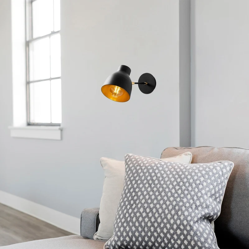 Applique Mural Industriel Noir