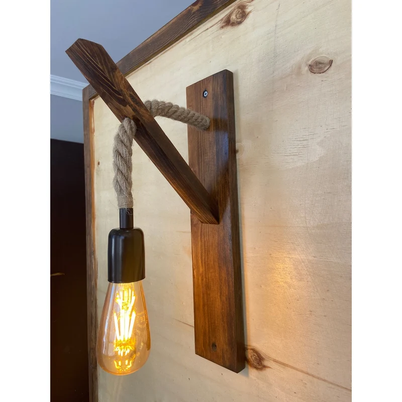Applique Murale Bois Vintage