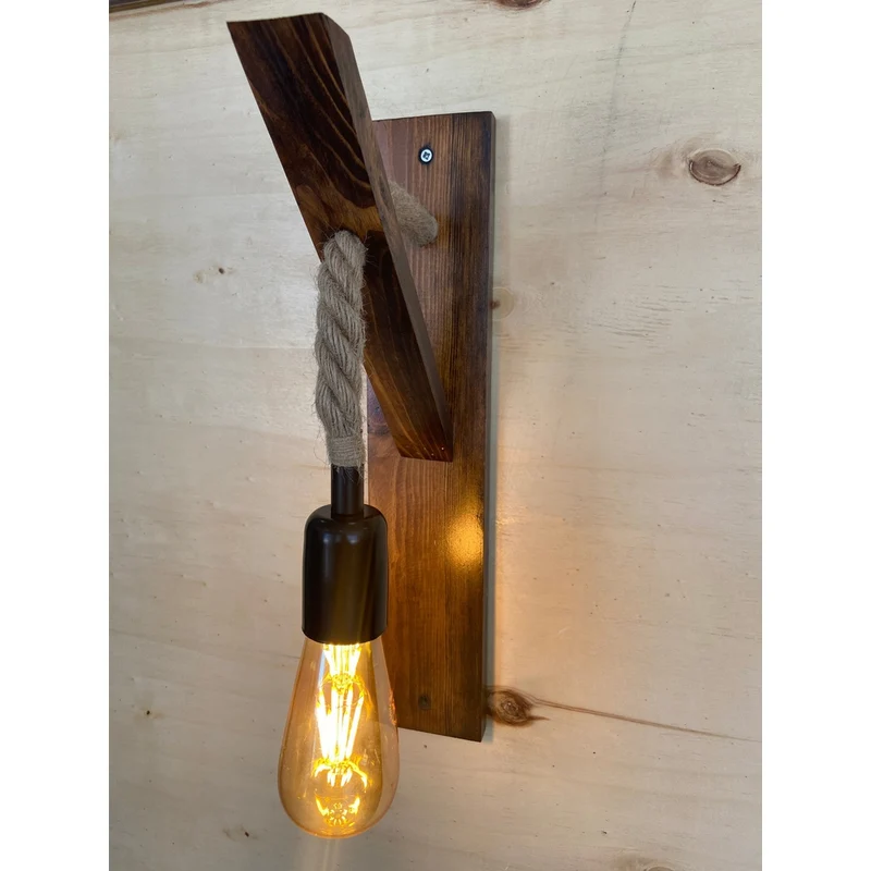 Applique Murale Bois Vintage