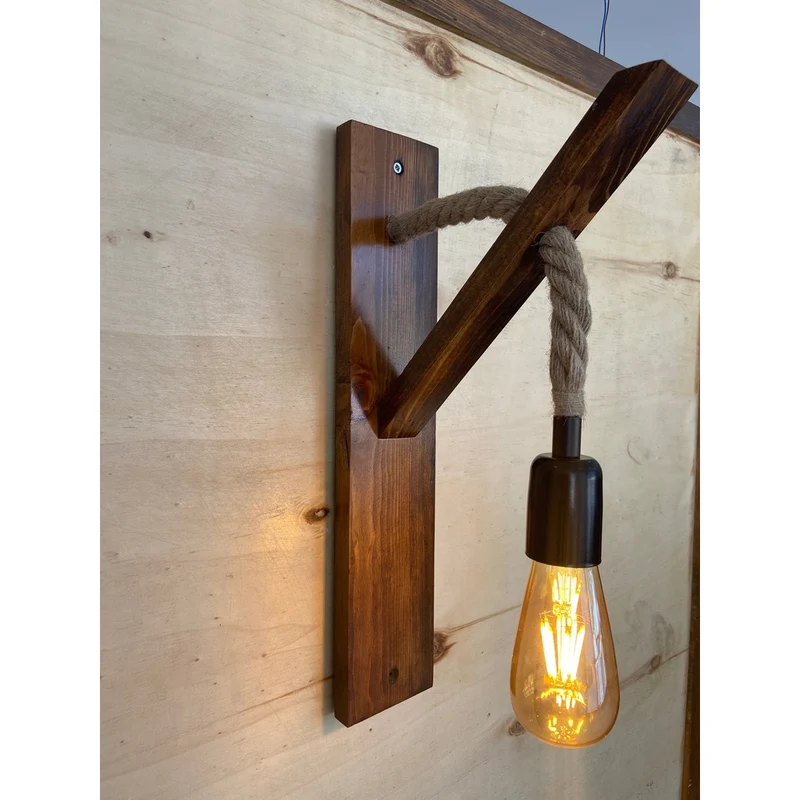 Applique Murale Bois Vintage