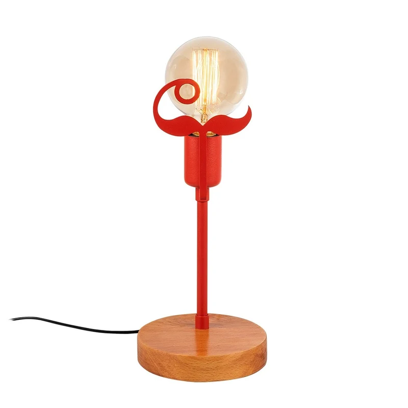 Lampe À Poser Rouge