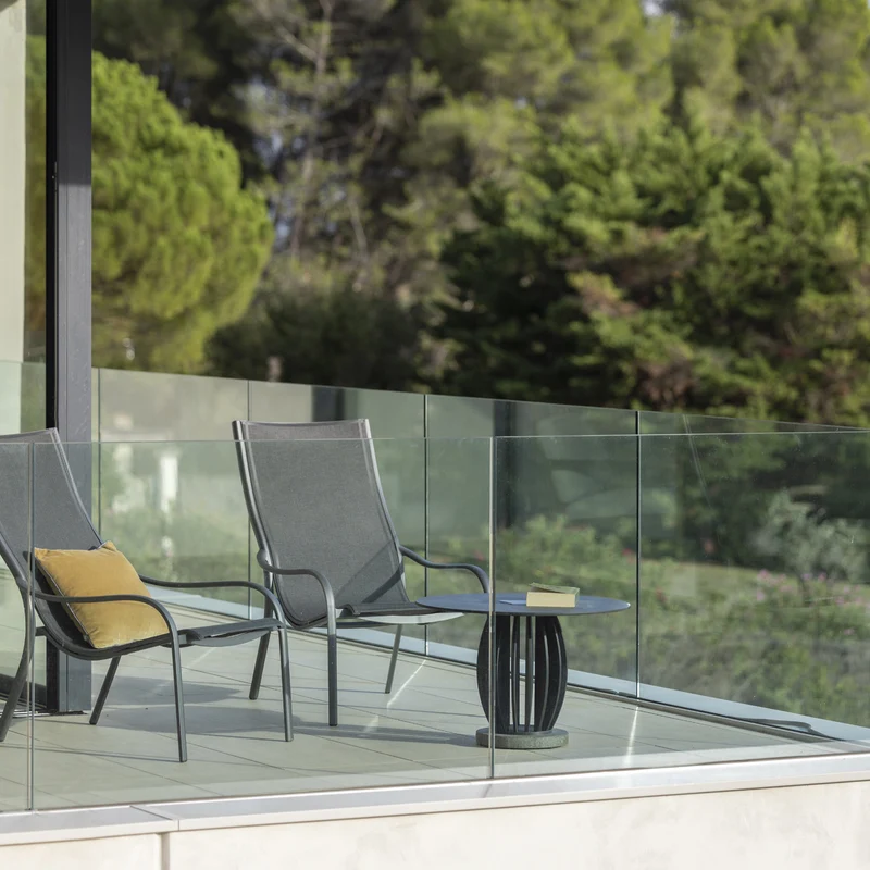 Les Jardins Pastek Outdoor Coffee Table with Solar Lighting