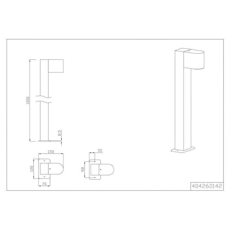 Lampadaire Exterieur Moderne Design