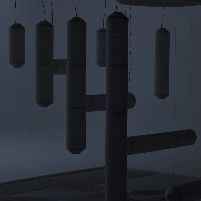 Santa & Cole Tekiò Vertical P1 Pendant Lamp