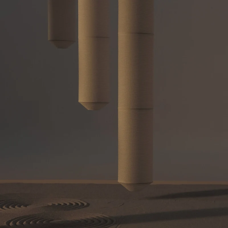 Santa & Cole Tekiò Vertical P3 Pendant Lamp