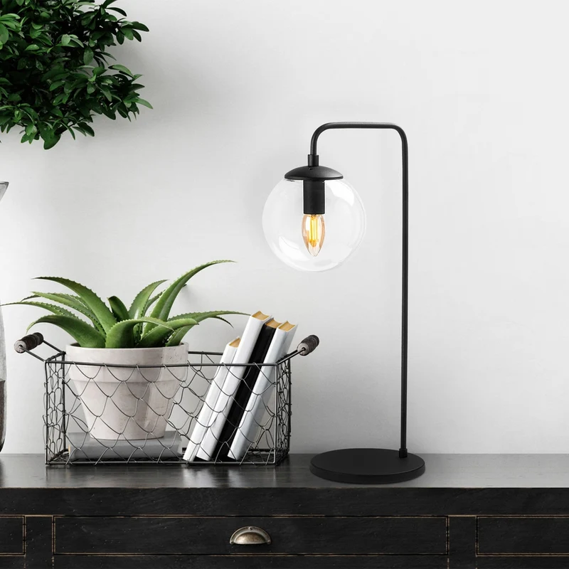 Lampe Noire A Poser