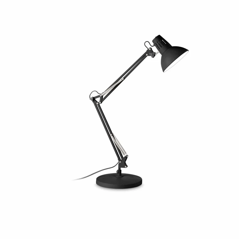 Lampe De Chevet Industriel Noir