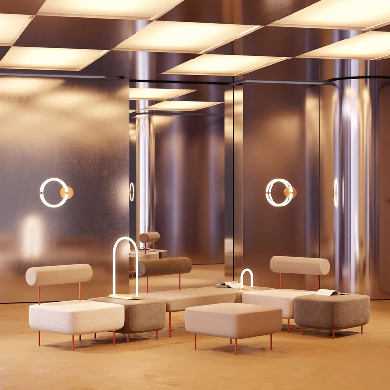 Petite Friture O Unseen Wall Lamp