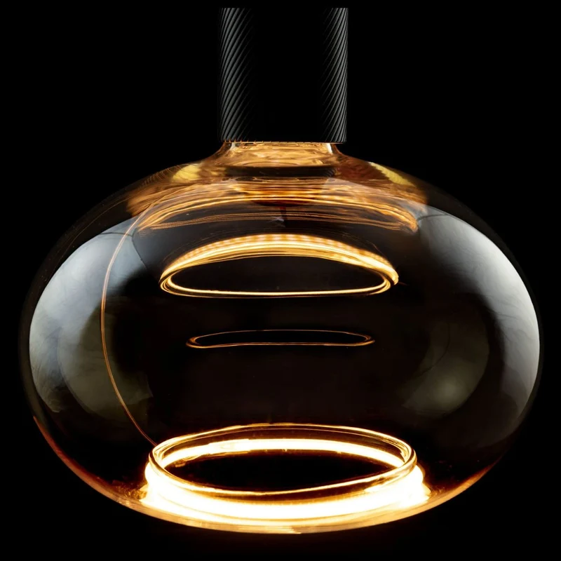 Segula Floating LED Oval E27 G200 Golden - 300lm 2200K - Dimmable