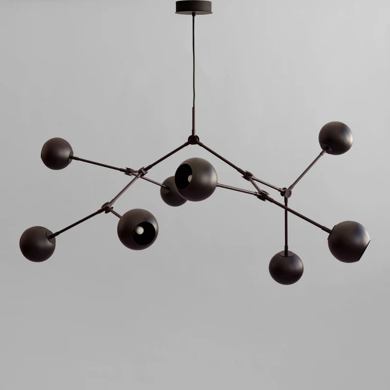 101 Copenhagen Drop Chandelier Globe Pendant Lamp