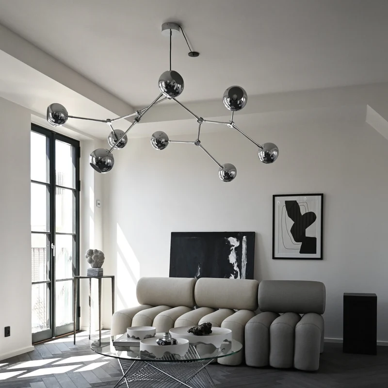 101 Copenhagen Drop Chandelier Globe Pendant Lamp