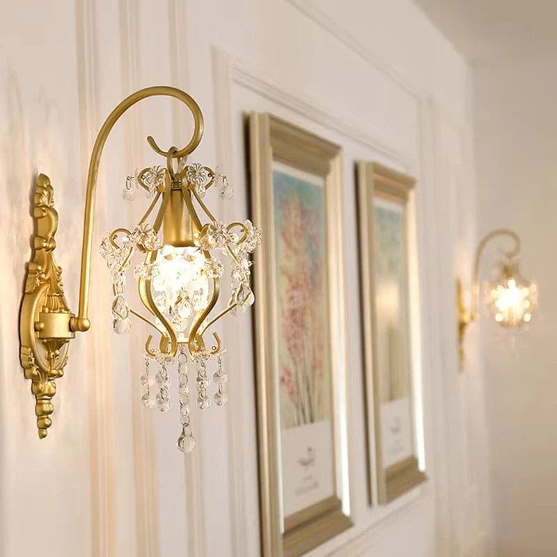 Applique Murale Laiton Vintage