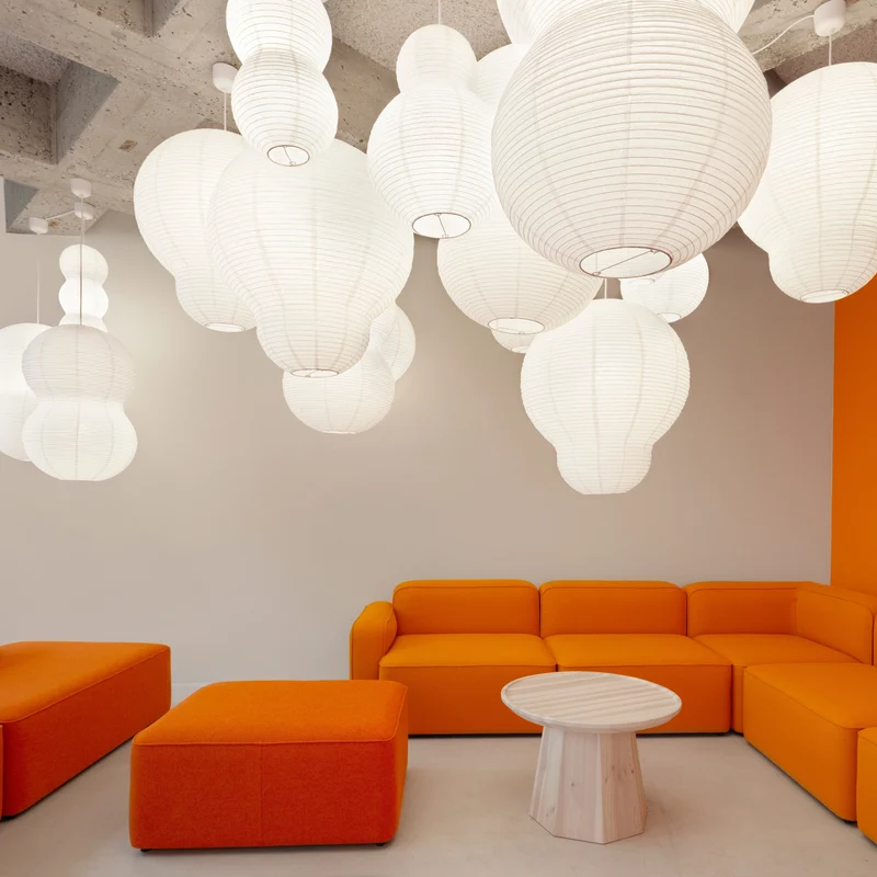 Normann Copenhagen Puff Multitude White Pendant Lamp