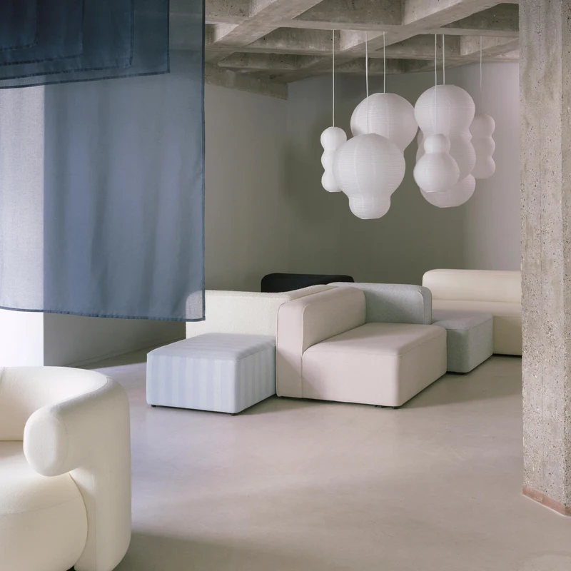 Normann Copenhagen Puff Multitude White Pendant Lamp