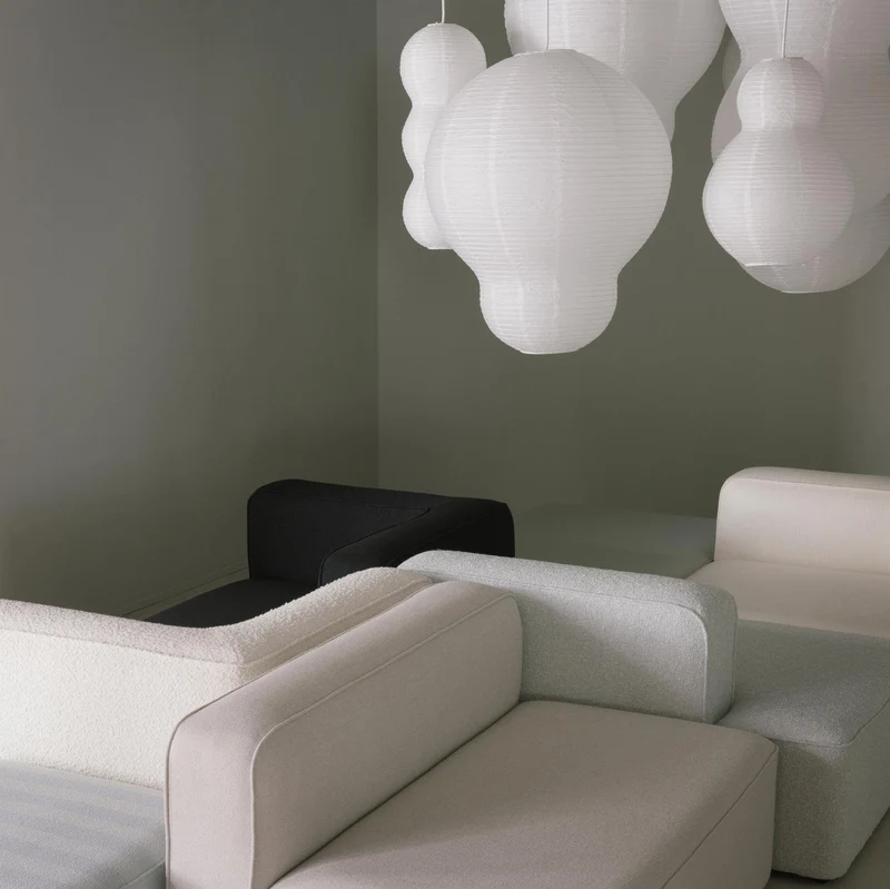 Normann Copenhagen Puff Multitude White Pendant Lamp