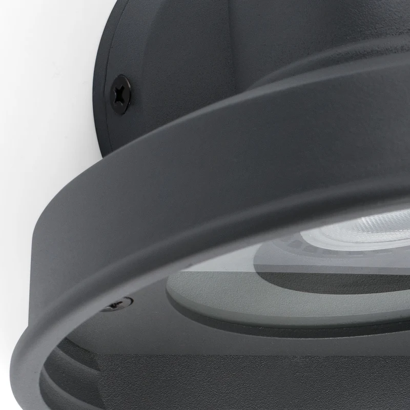 Faro Bronx Dark Grey Outdoor Wall Lamp