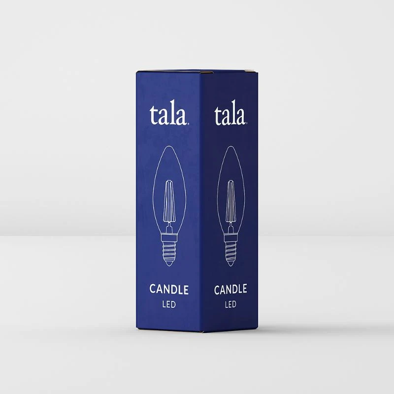 Tala Candle E14 C35 Clear - 360lm 2200K - Dimmable