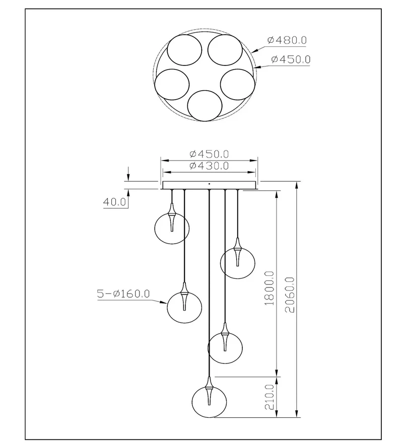 Lampe Plafond