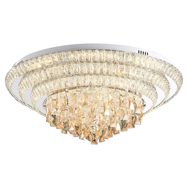 Plafonnier Diamants Argent Luxe