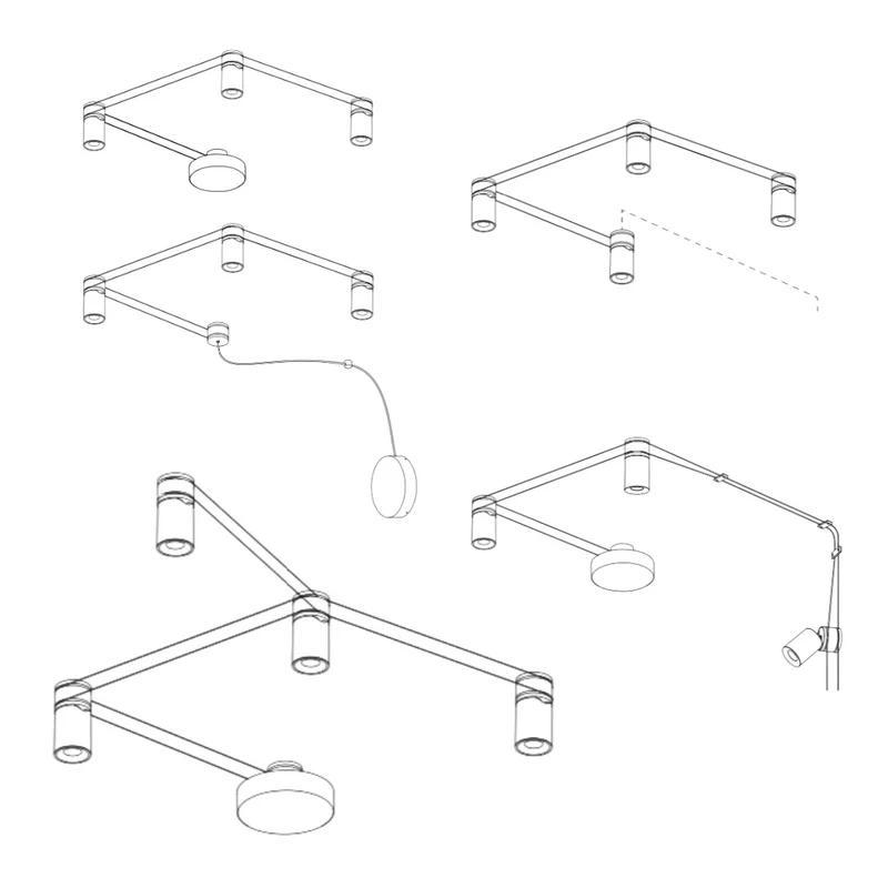 Kdln Mitos Adjustable Spotlights System