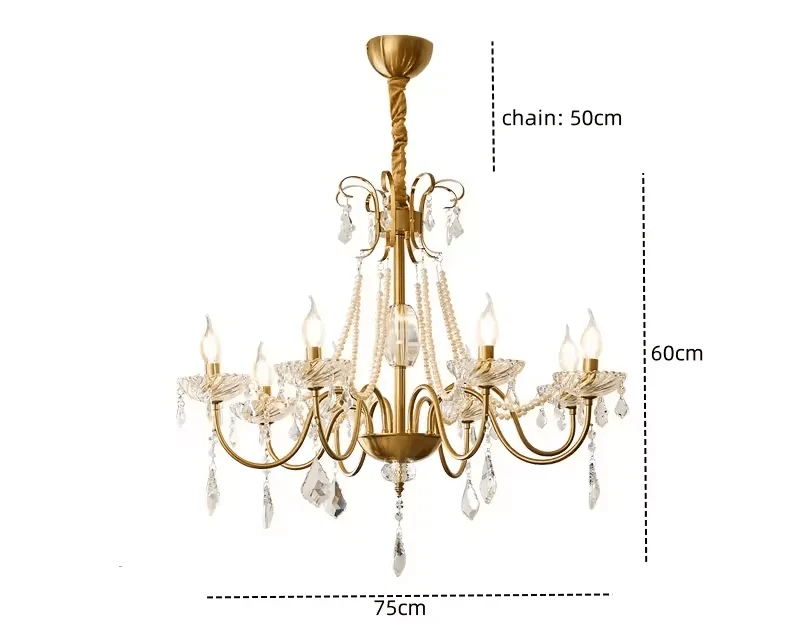 Suspension Verre Et Laiton