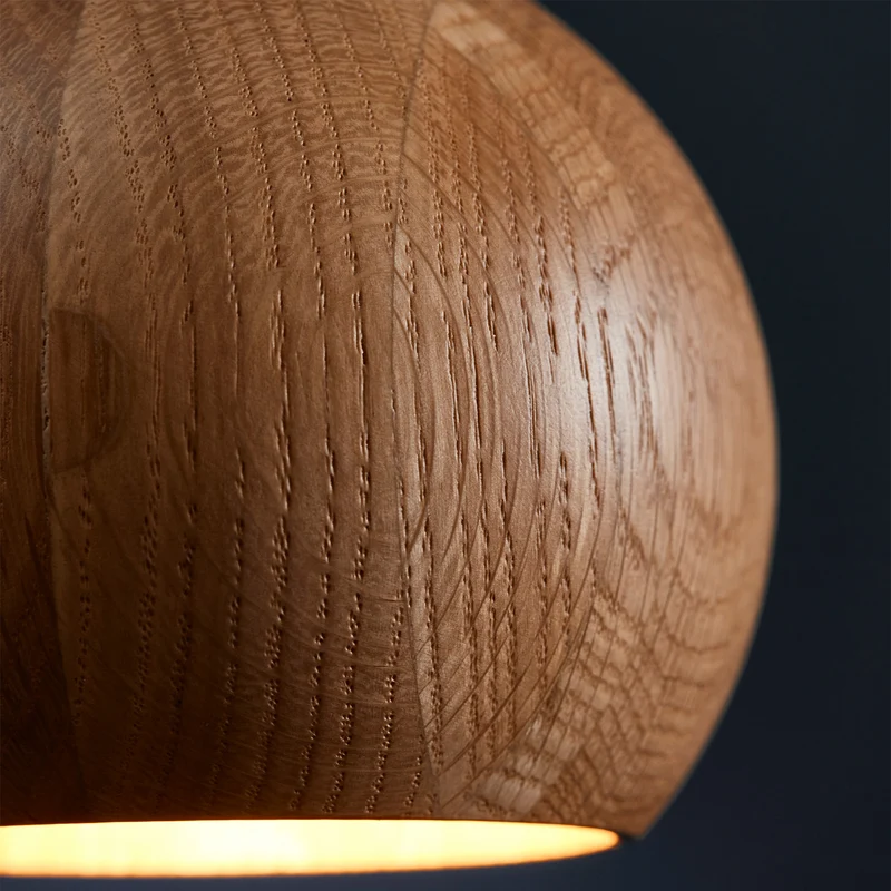 Frandsen Ball Wood Pendant Lamp