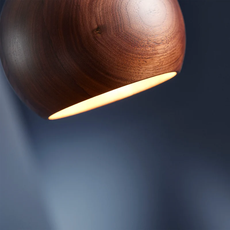 Frandsen Ball Wood Pendant Lamp