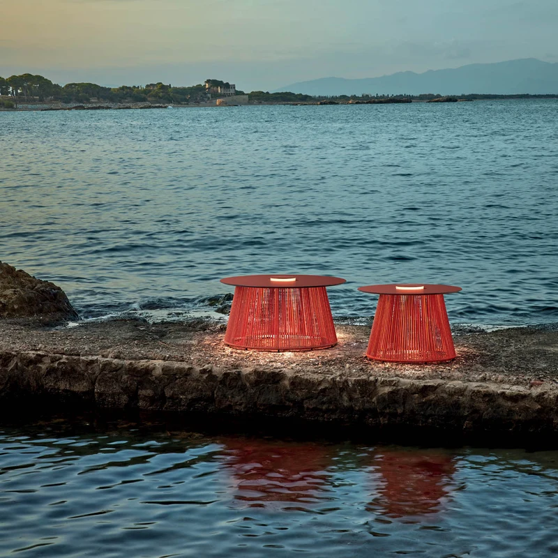 Bover Nit Outdoor Side Table with Lamp