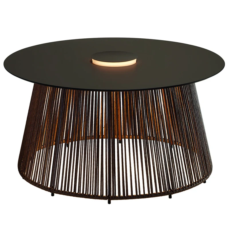 Bover Nit Outdoor Side Table with Lamp