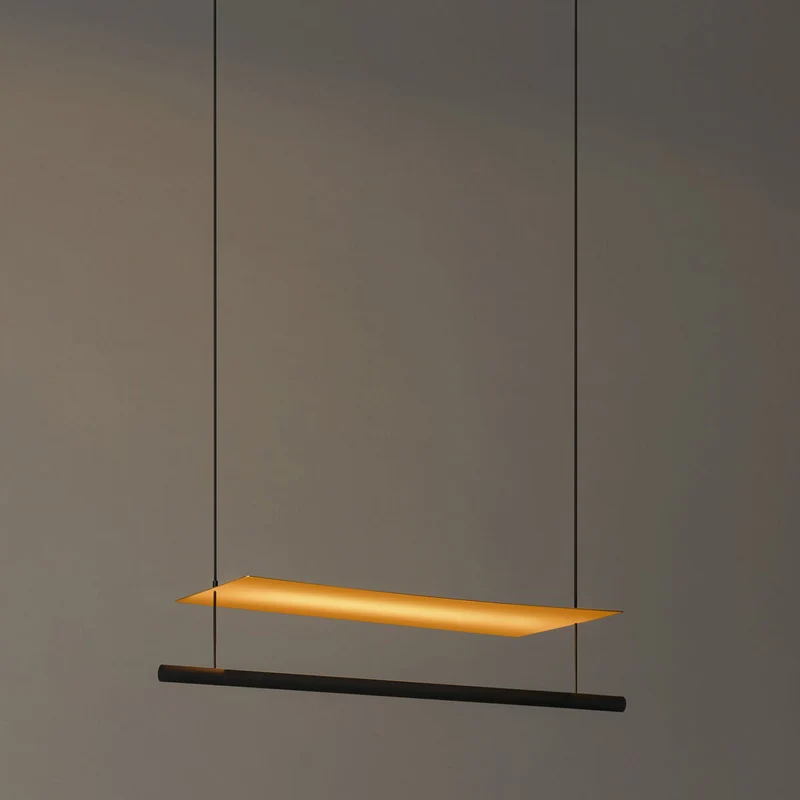 Santa & Cole Sistema Lamina Dorada 45 Pendant Lamp