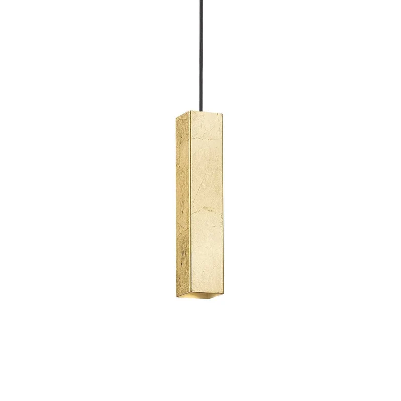 Suspension Feuille Dorée