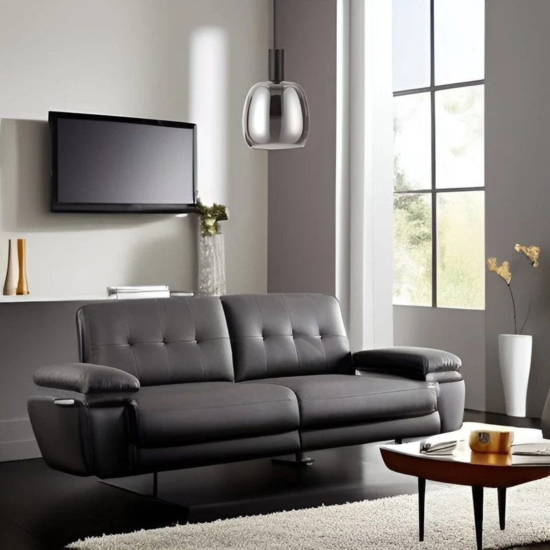 Luminaire Suspension 1 Ampoule noir Salon