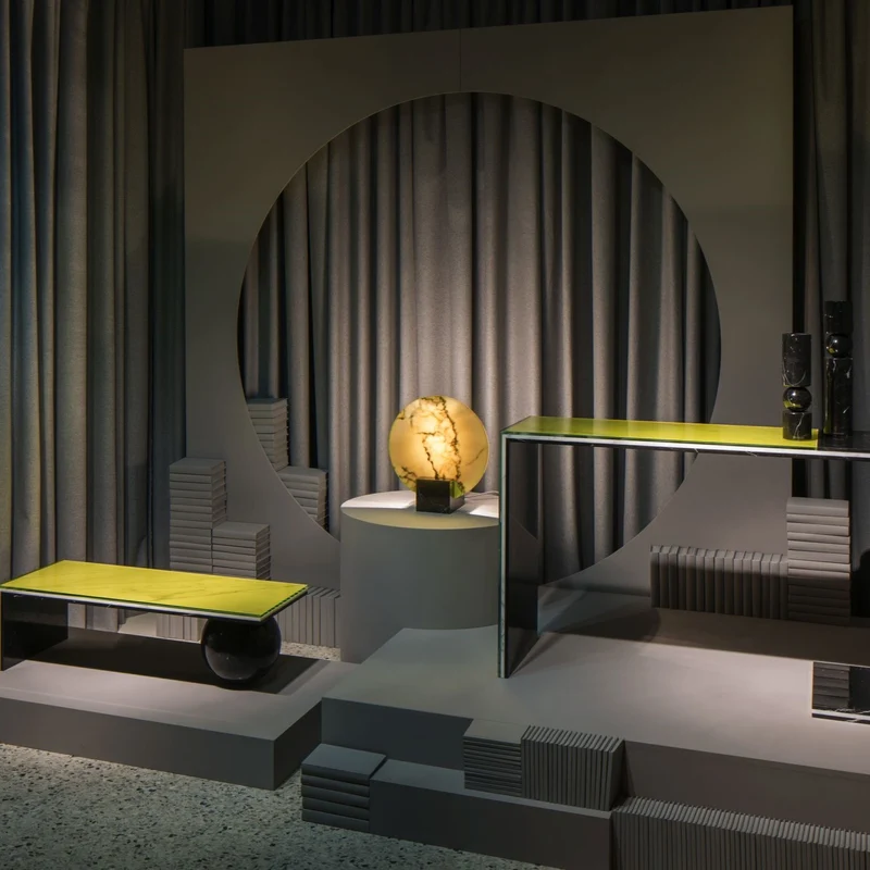 Lee Broom Acid Marble Table Lamp