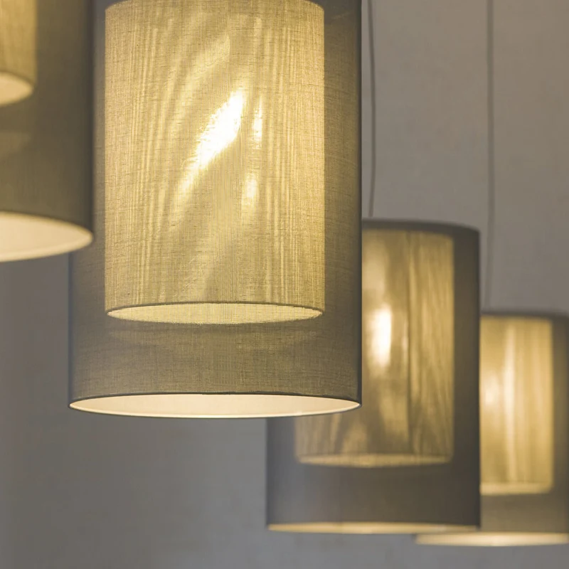Santa & Cole Moaré with Inner Shade Pendant Lamp