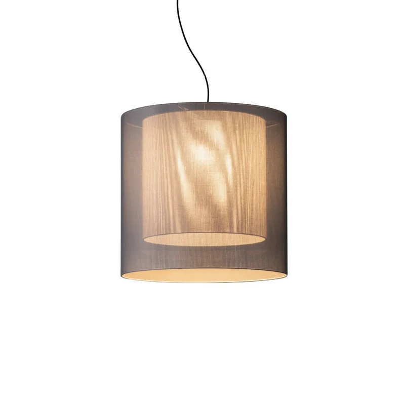 Santa & Cole Moaré with Inner Shade Pendant Lamp