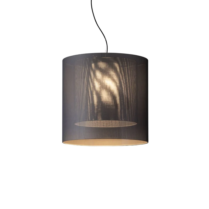 Santa & Cole Moaré with Inner Shade Pendant Lamp