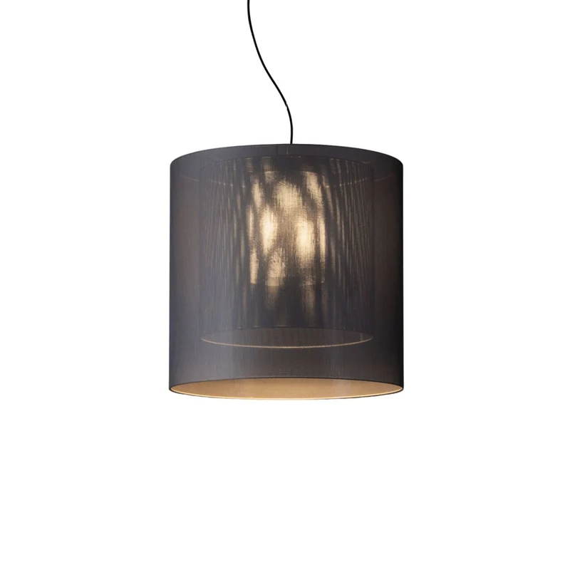 Santa & Cole Moaré with Inner Shade Pendant Lamp